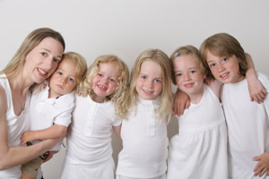 Julie Cole and Kids
