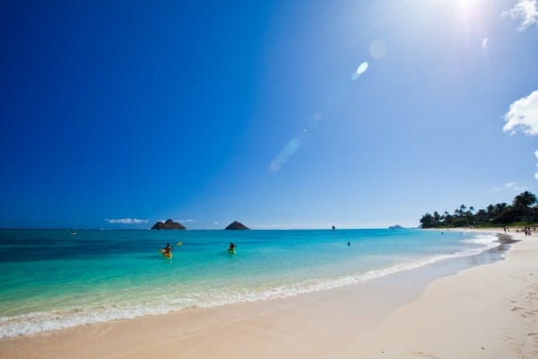 Oahu - Lanikai Beach (600 x 400) Lanikai Beach, Oahu, - Image courtesy Hawaii Tourism Authority/Tor Johnson