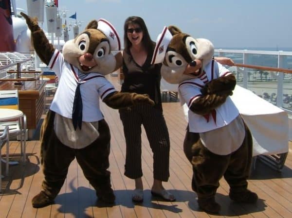 Sandra Halket of Click the Mouse on the Disney Magic cruise ship