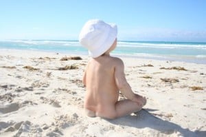 have baby will travel, baby, varadero beach, beach baby, cuba, what they remember