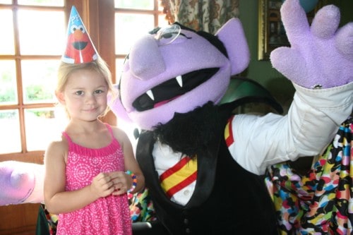 Beaches, character breakfast, turks & caicos, the count, sesame street