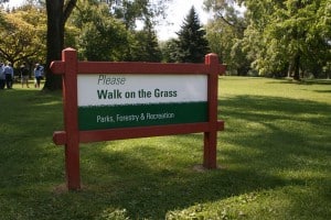 Centre Island, Baby Friendly Toronto, Please Walk On The Grass