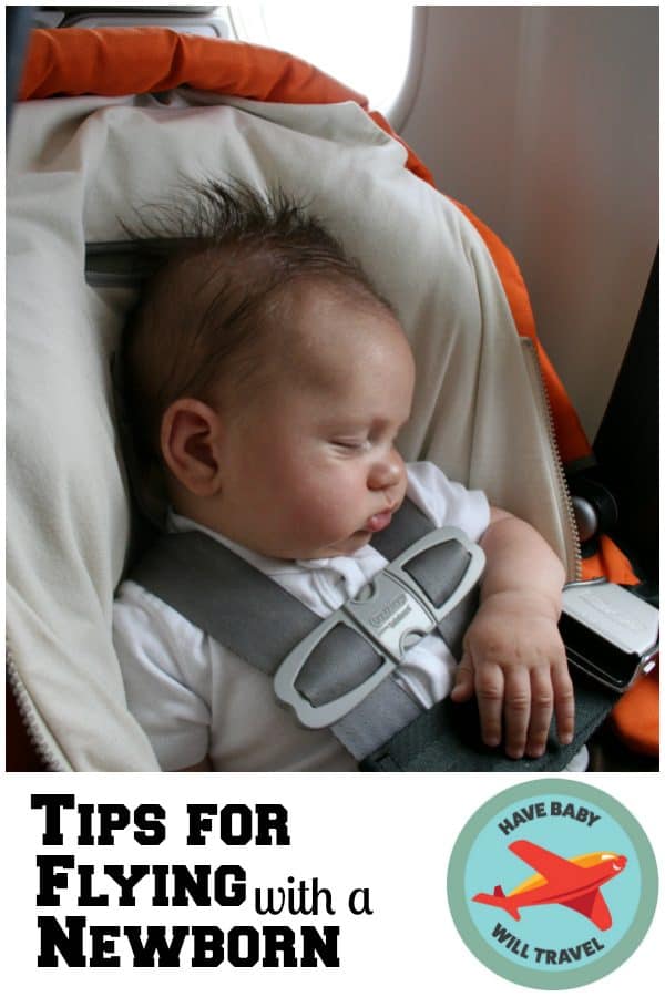 flying with a newborn, flying with a baby, flying with a newborn baby, tips for flying with a newborn, tips for flying with a baby