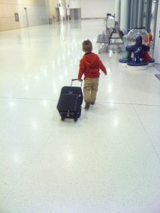toddler, airport, suitcase, family travel, travel with toddler, traveling toddlers