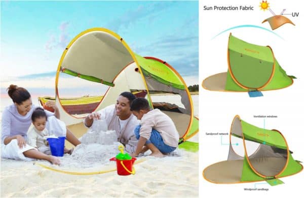 baby beach tent, portable sun shelter, infant beach tent