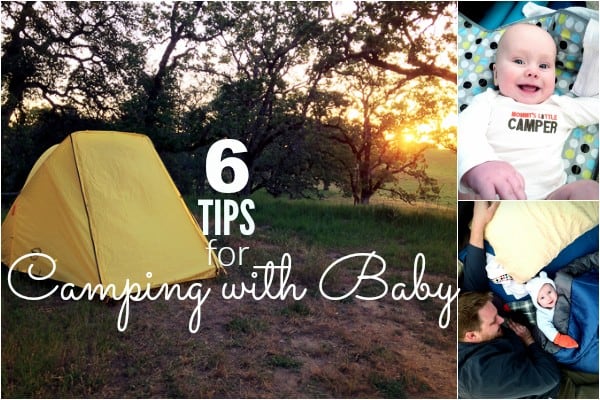 camping with baby, camping with a baby