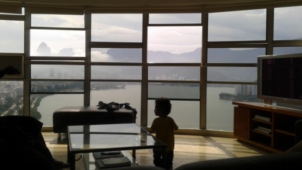 International Travel with Toddler, Rio Rental House