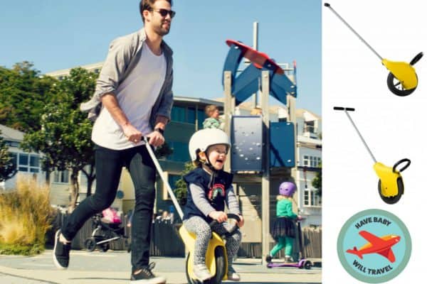 toddler unicycle, toddler balance trike, toddler push trike, toddler stroller alternative, stroller alternative for travel, toddler travel trike