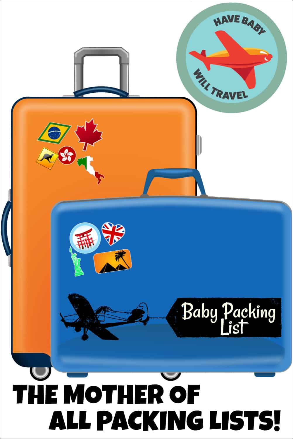 infant travel suitcase