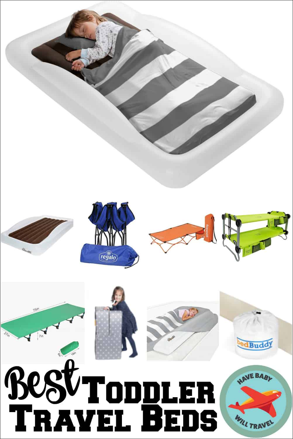 inflatable travel cot