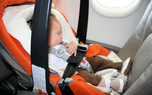 Flying with a Newborn Baby in a Car Seat