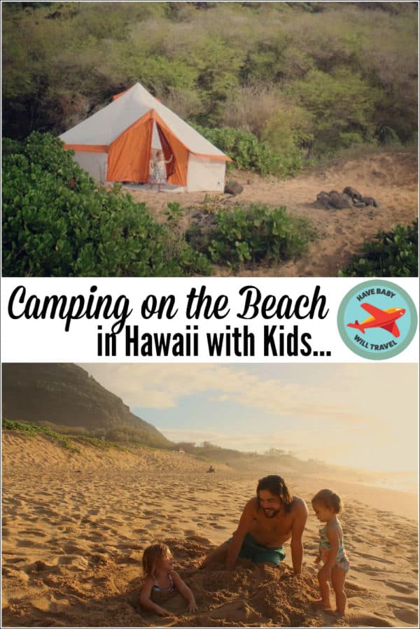camping-on-the-beach-in-hawaii-with-kids