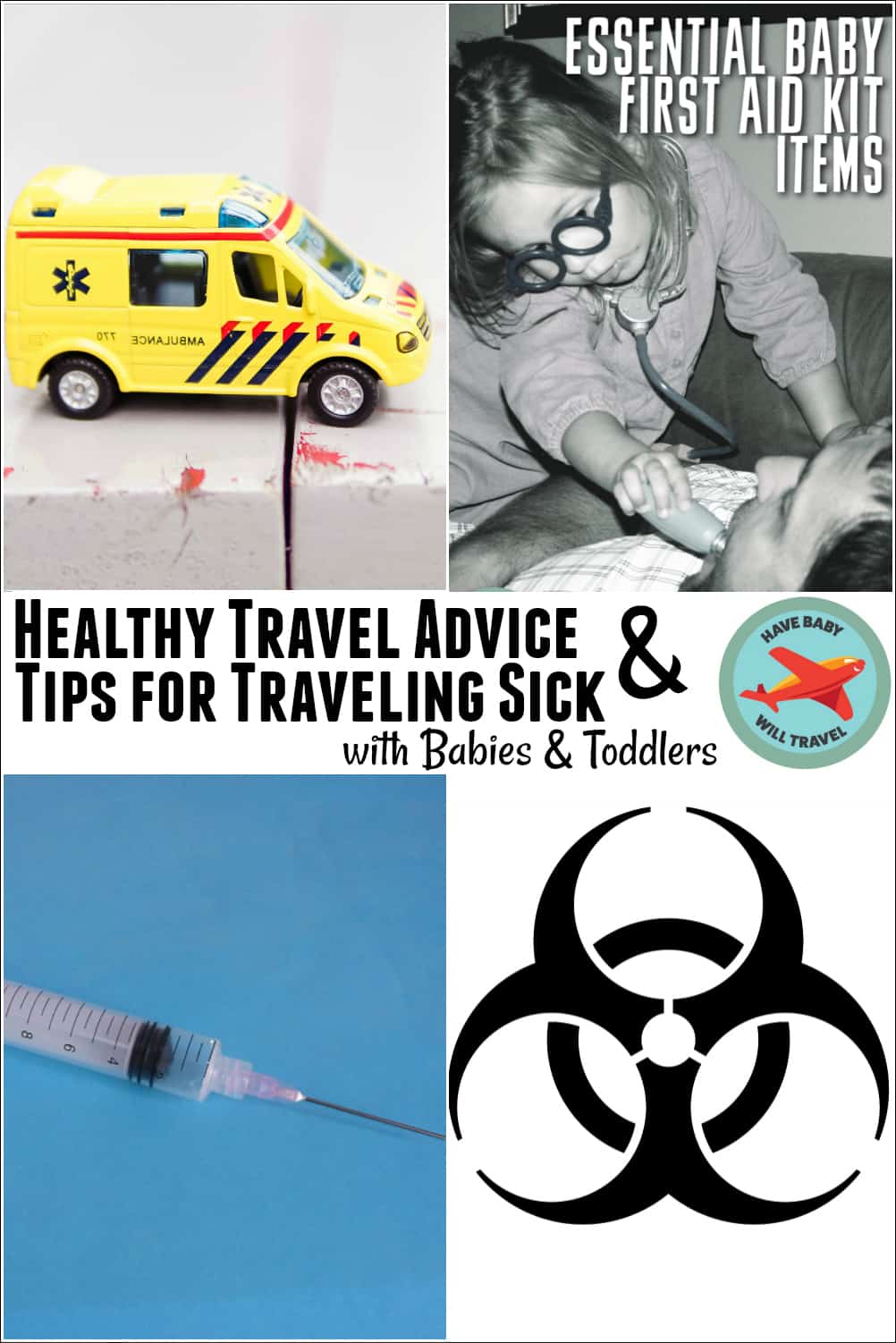 travel sick baby symptoms