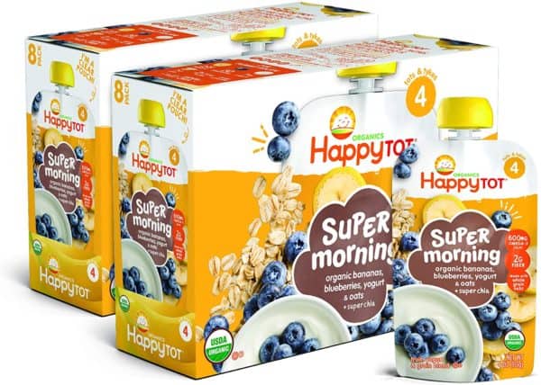 Happy Tot Organic Super Morning Pouches